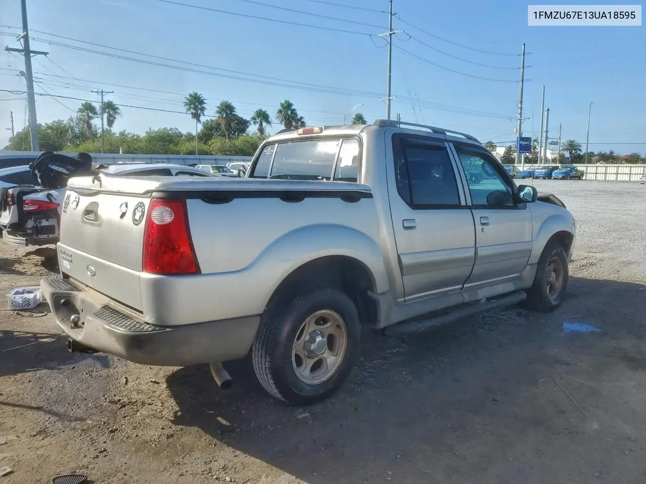 1FMZU67E13UA18595 2003 Ford Explorer Sport Trac