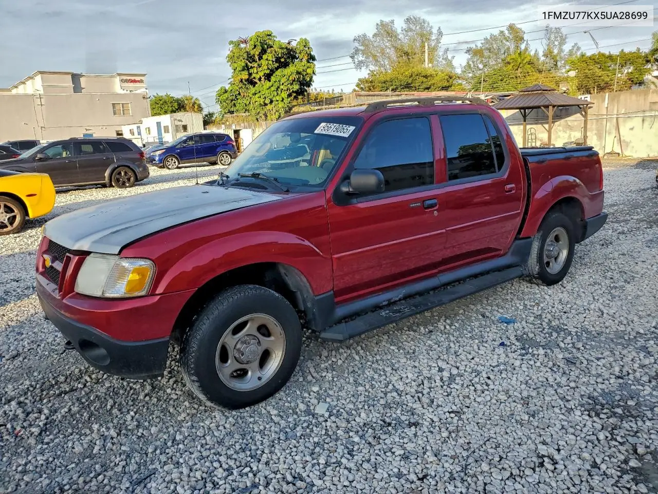 1FMZU77KX5UA28699 2005 Ford Explorer Sport Trac