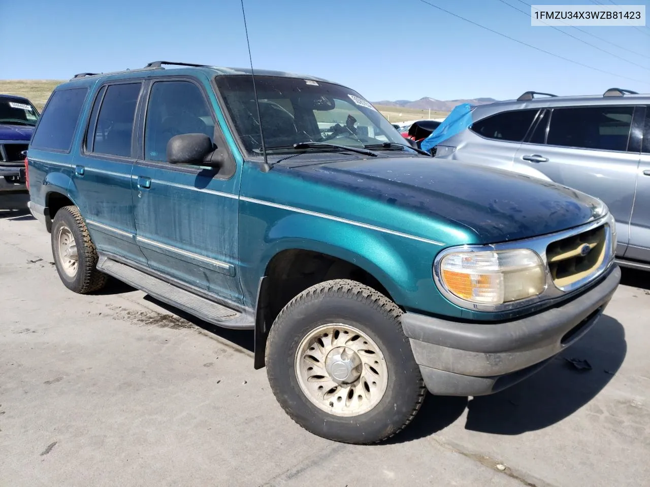 1FMZU34X3WZB81423 1998 Ford Explorer