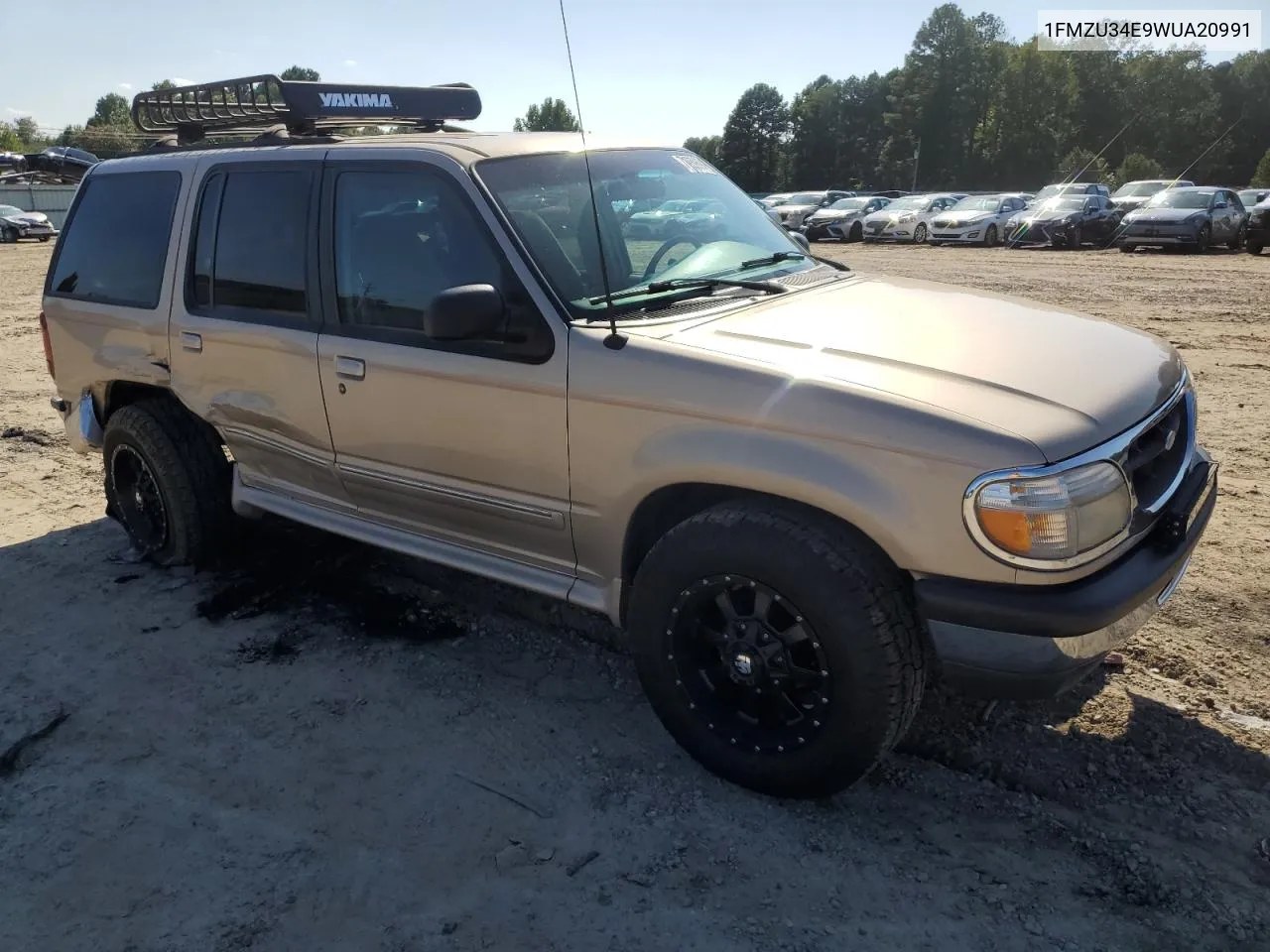 1FMZU34E9WUA20991 1998 Ford Explorer