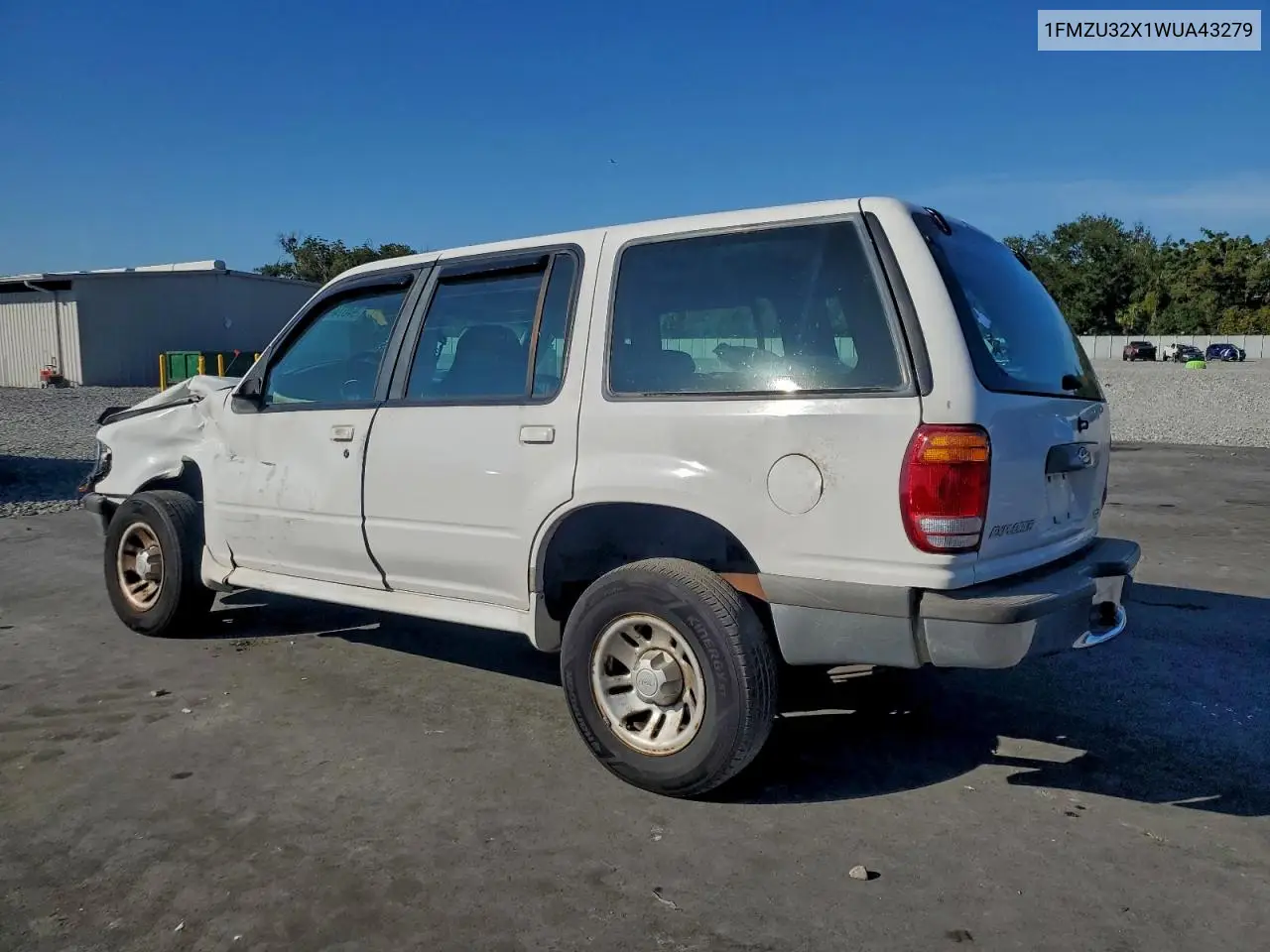 1FMZU32X1WUA43279 1998 Ford Explorer