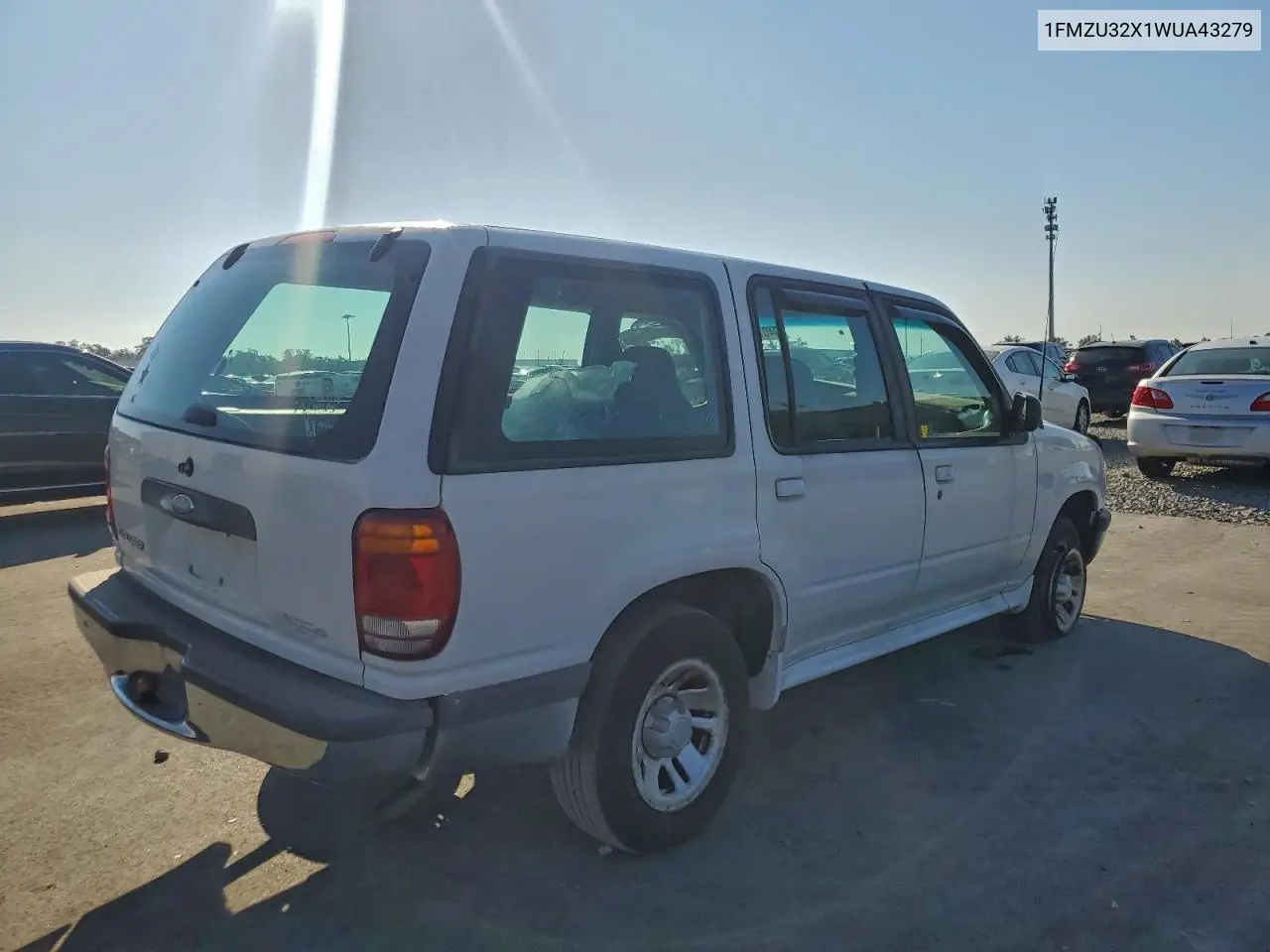 1FMZU32X1WUA43279 1998 Ford Explorer