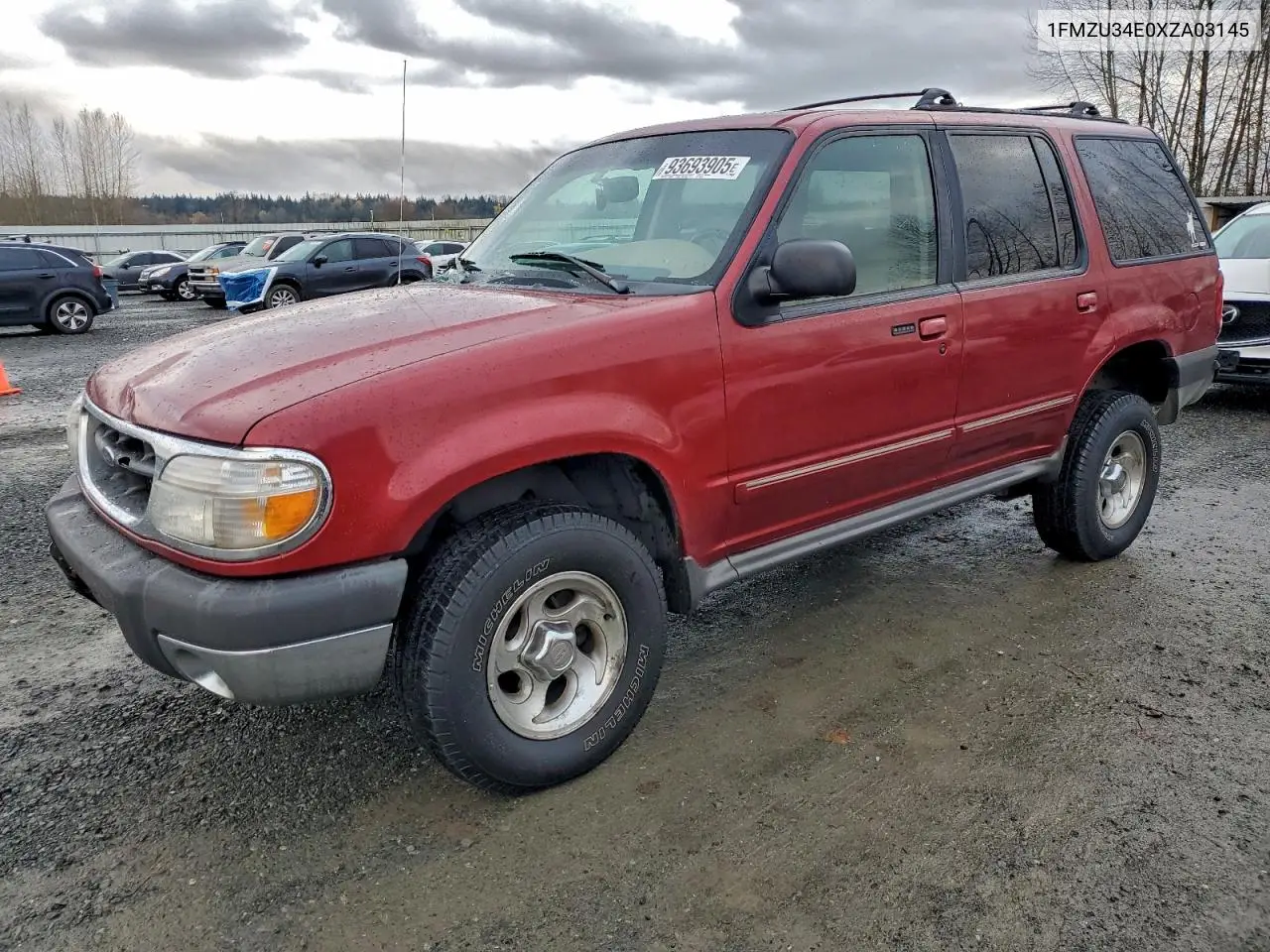 1FMZU34E0XZA03145 1999 Ford Explorer