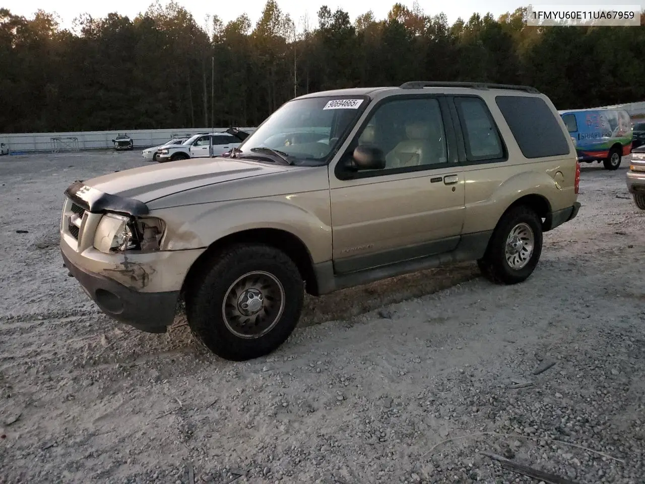 1FMYU60E11UA67959 2001 Ford Explorer Sport