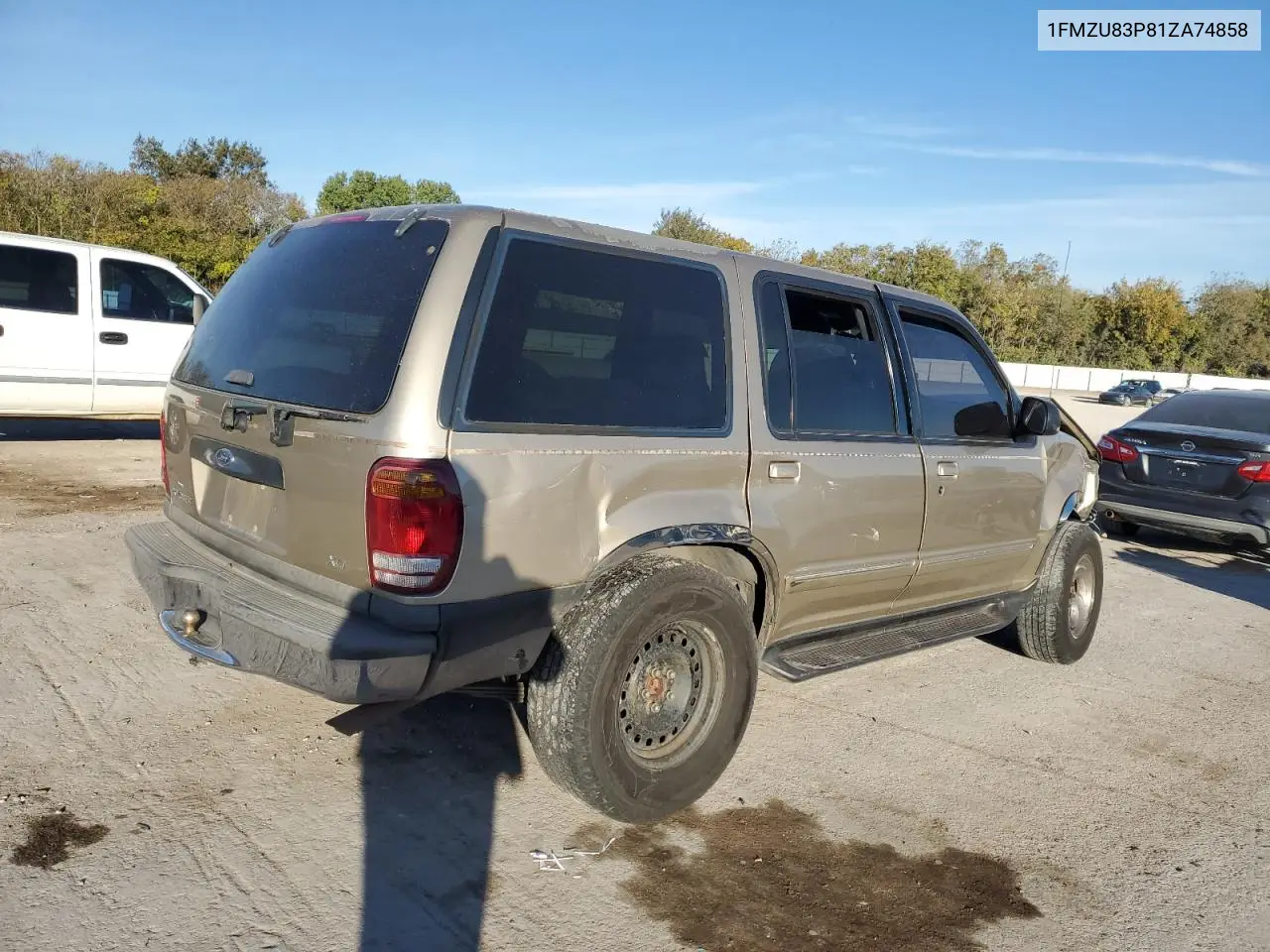 1FMZU83P81ZA74858 2001 Ford Explorer Xlt