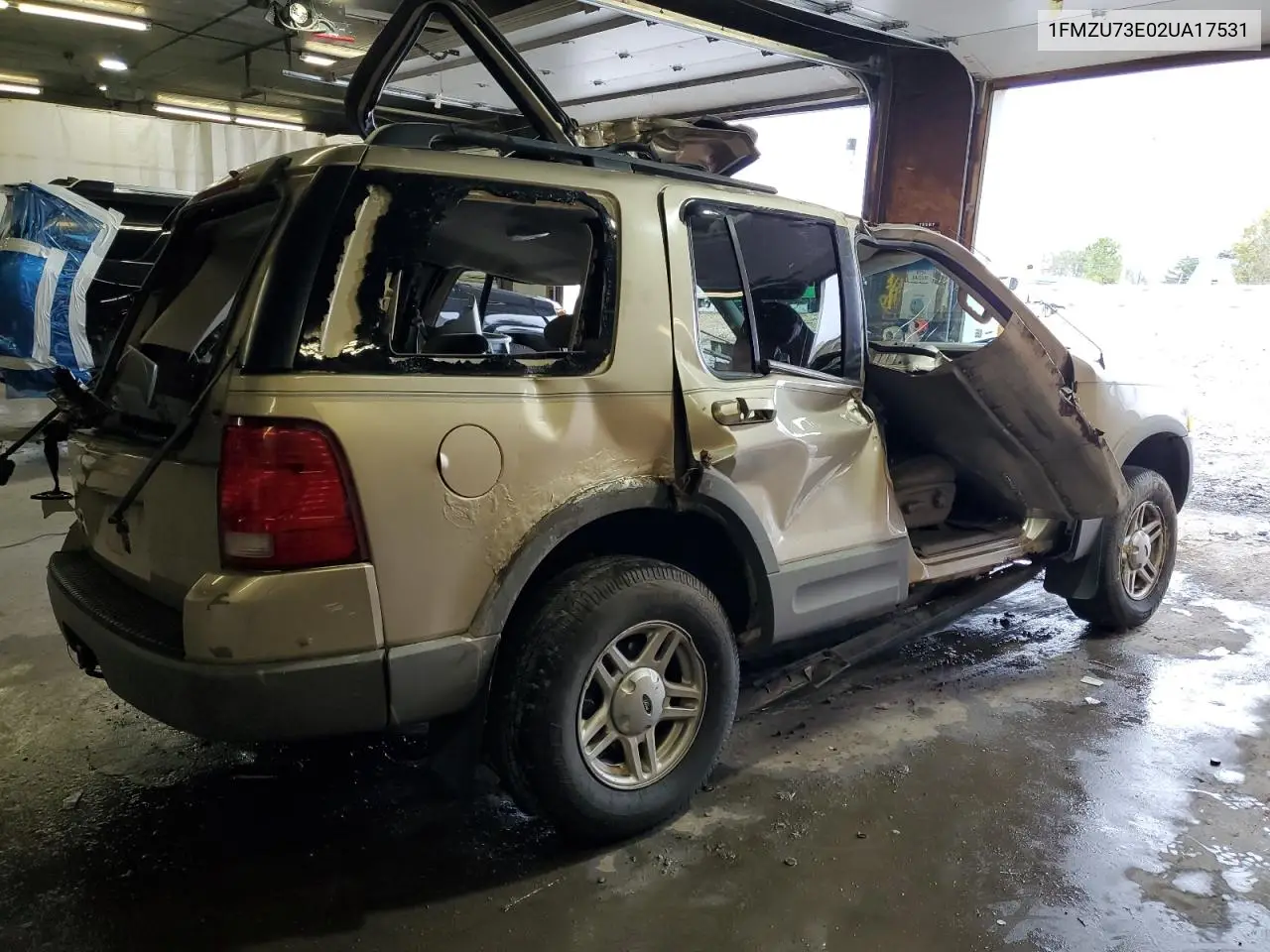 1FMZU73E02UA17531 2002 Ford Explorer Xlt