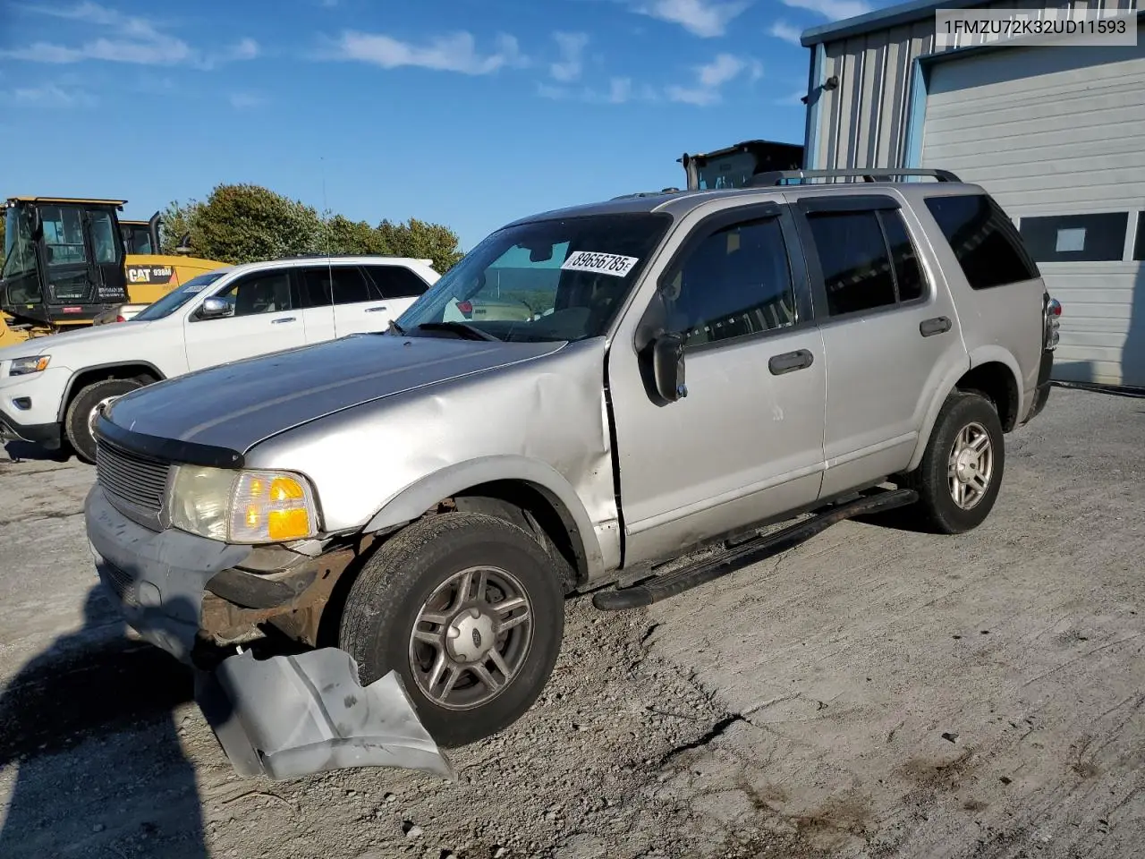1FMZU72K32UD11593 2002 Ford Explorer Xls