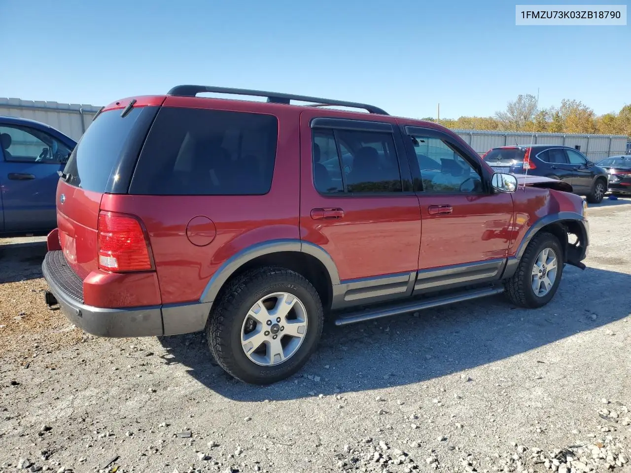1FMZU73K03ZB18790 2003 Ford Explorer Xlt