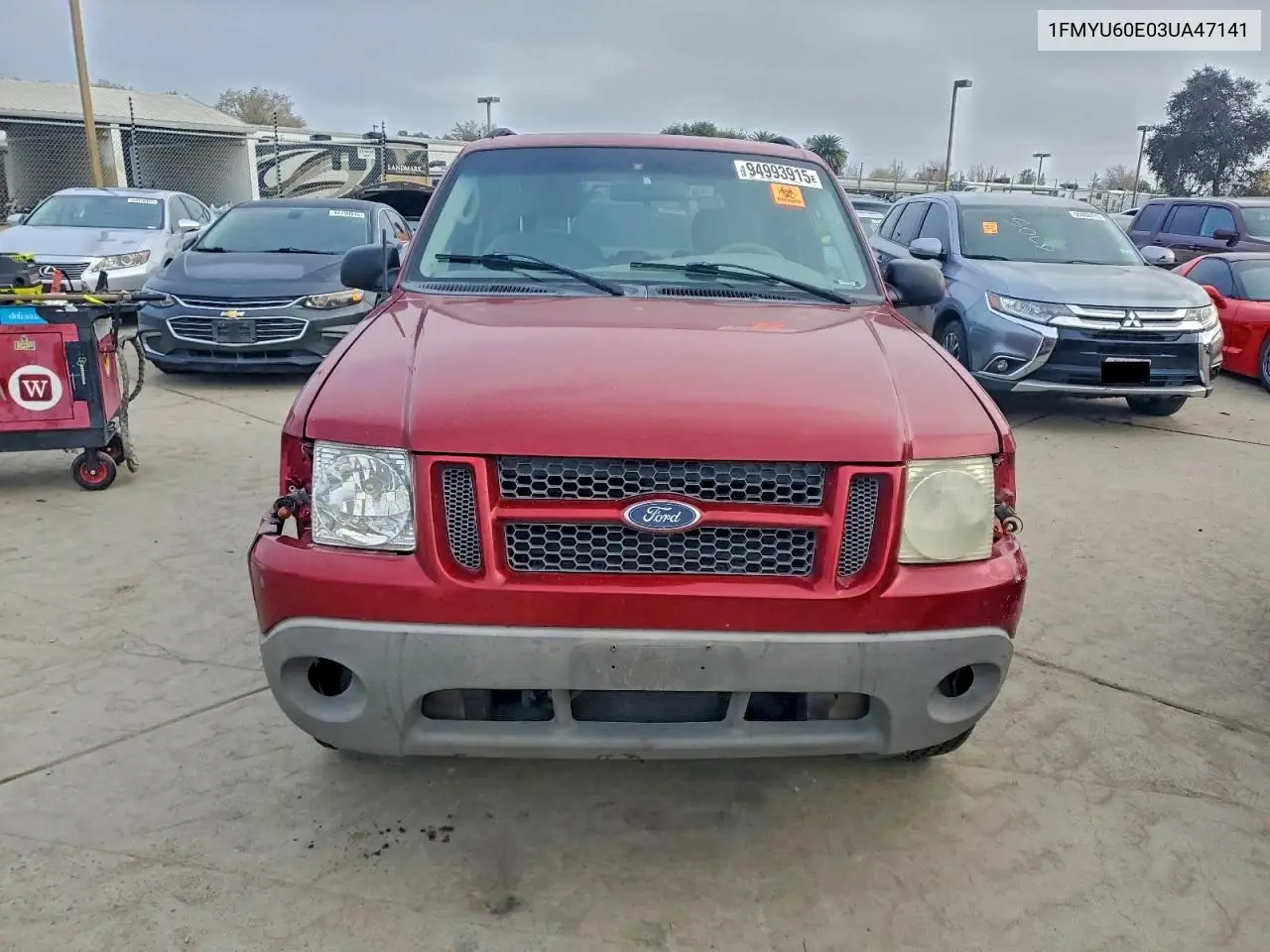 1FMYU60E03UA47141 2003 Ford Explorer Sport