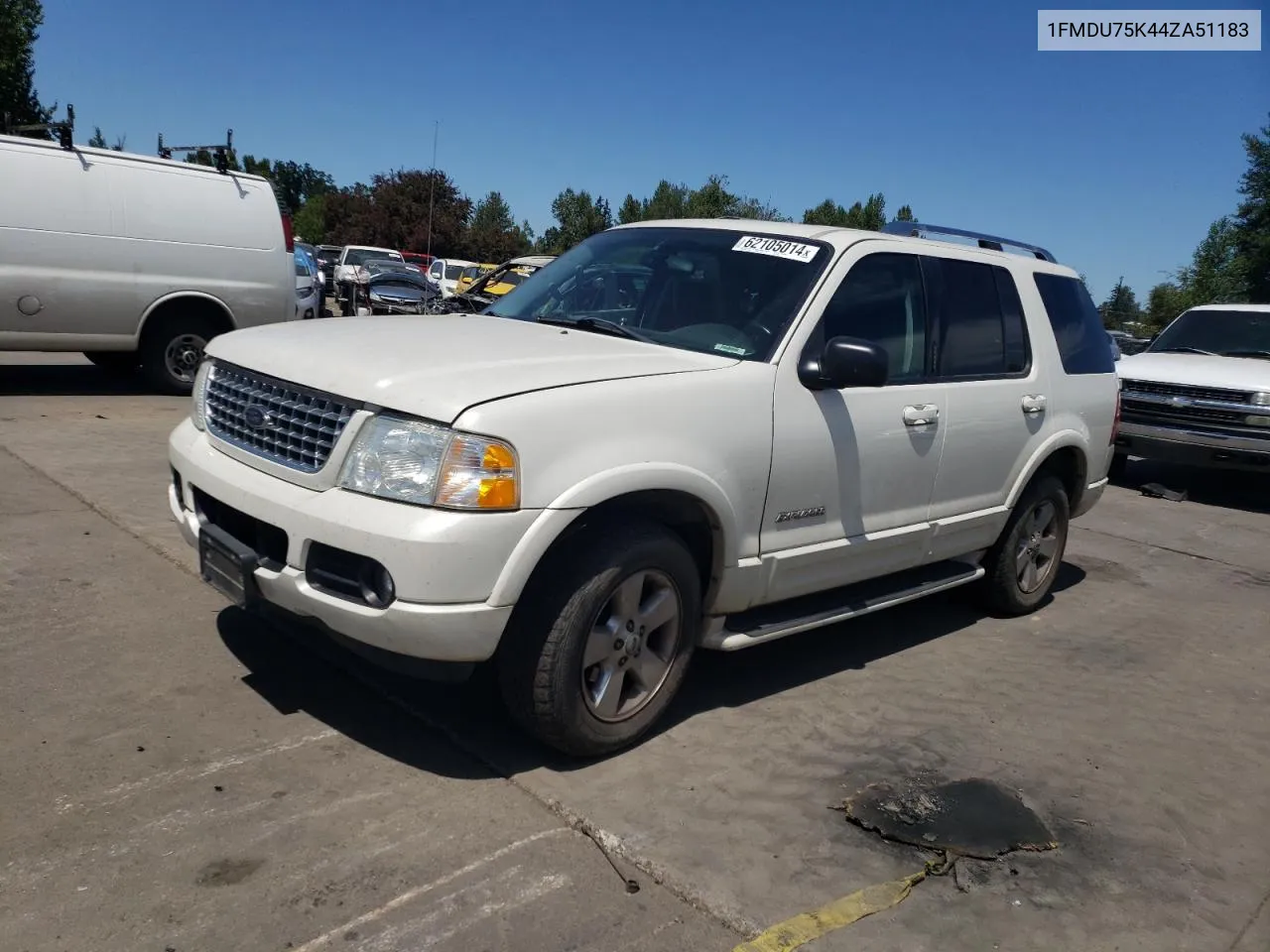 2004 Ford Explorer Limited VIN: 1FMDU75K44ZA51183 Lot: 62105014