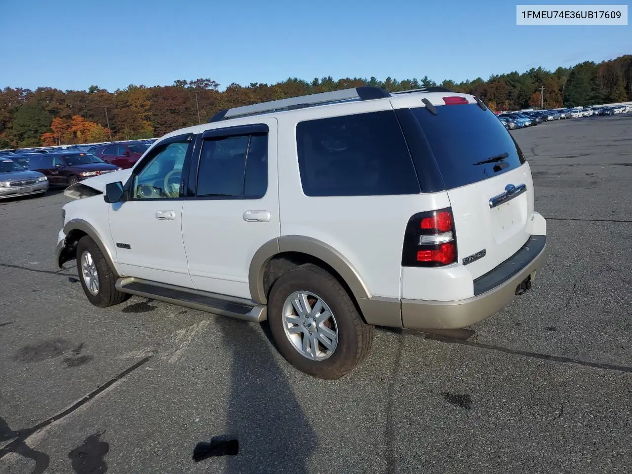 1FMEU74E36UB17609 2006 Ford Explorer Eddie Bauer