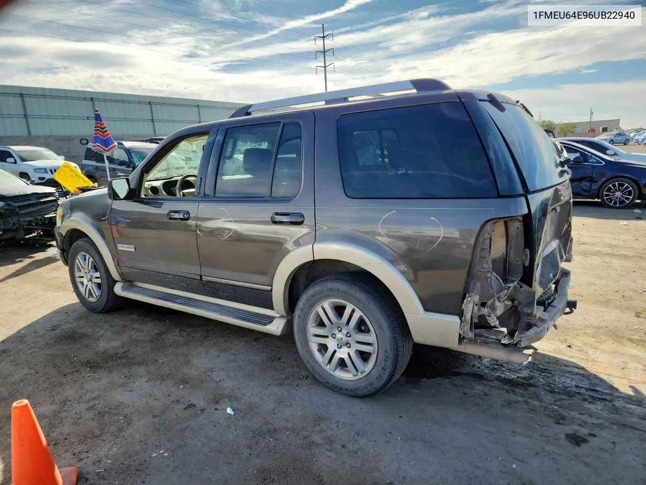 1FMEU64E96UB22940 2006 Ford Explorer Eddie Bauer