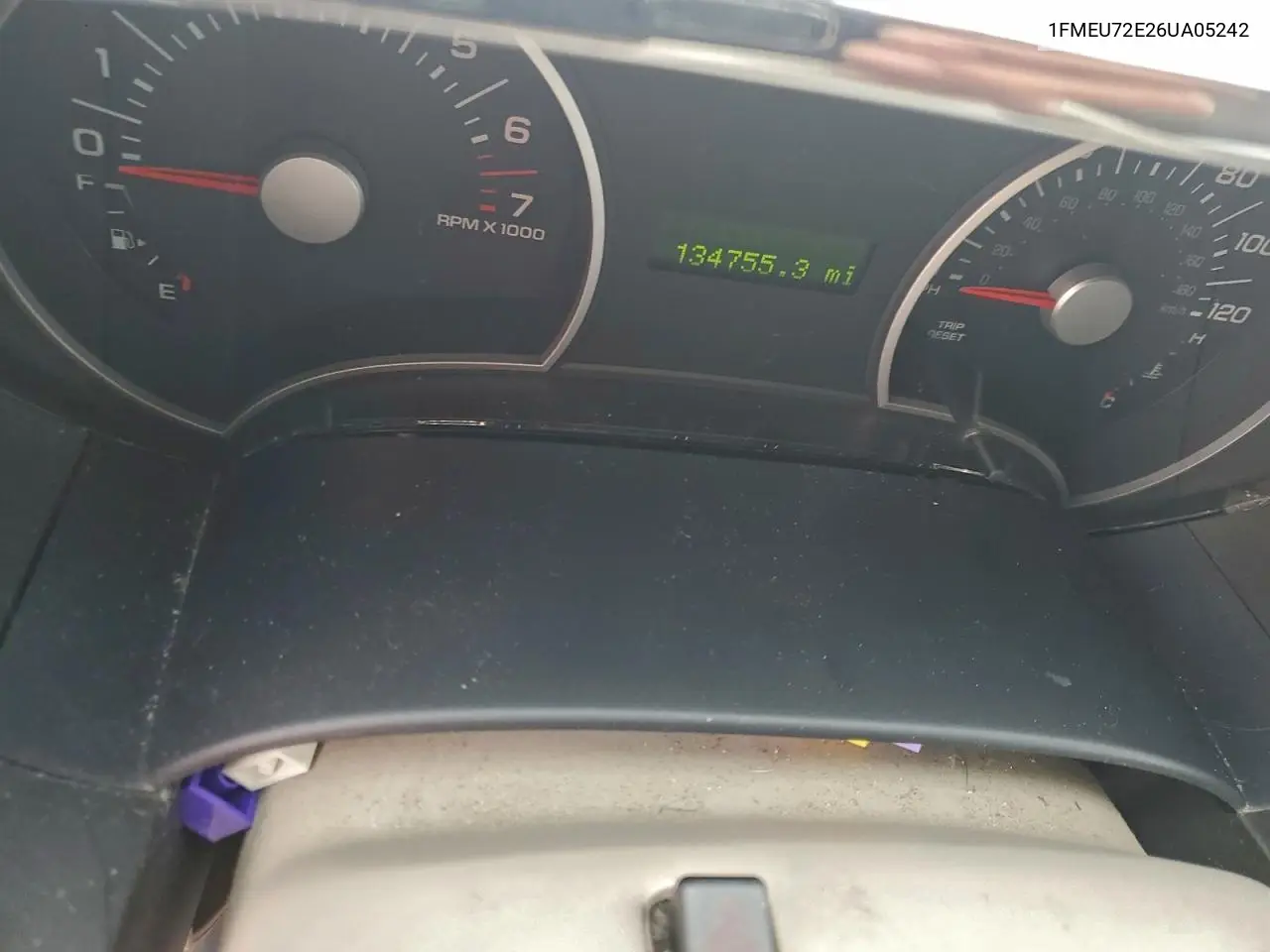 1FMEU72E26UA05242 2006 Ford Explorer Xls