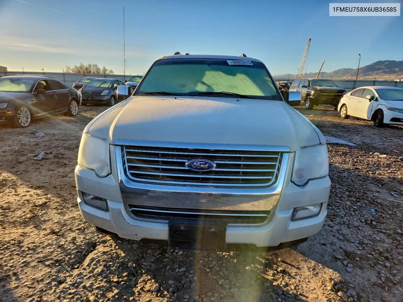 1FMEU758X6UB36585 2006 Ford Explorer Limited