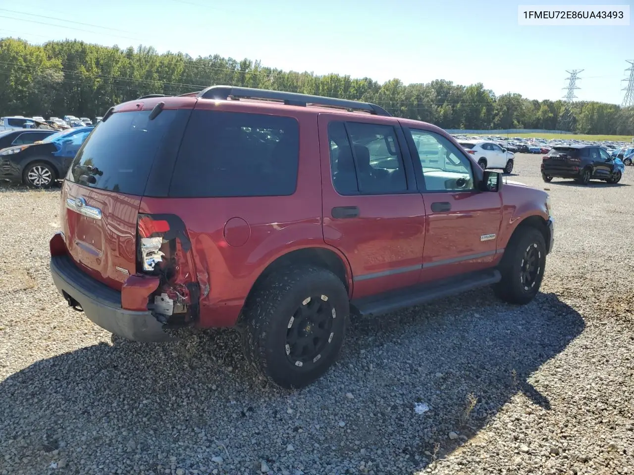 1FMEU72E86UA43493 2006 Ford Explorer Xls