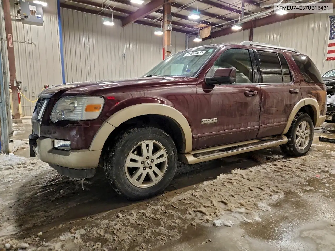1FMEU74E37UB16431 2007 Ford Explorer Eddie Bauer