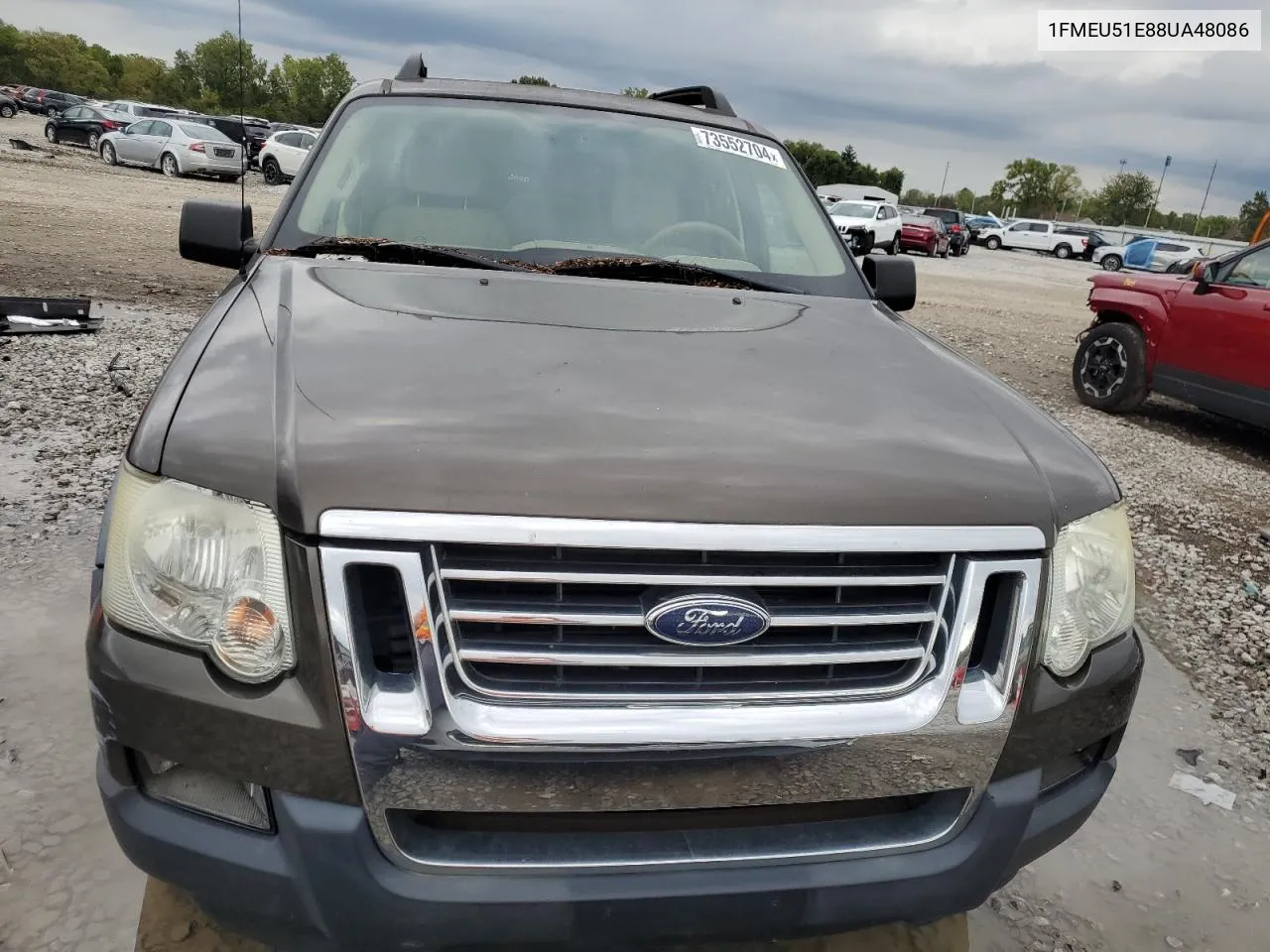 1FMEU51E88UA48086 2008 Ford Explorer Sport Trac Xlt