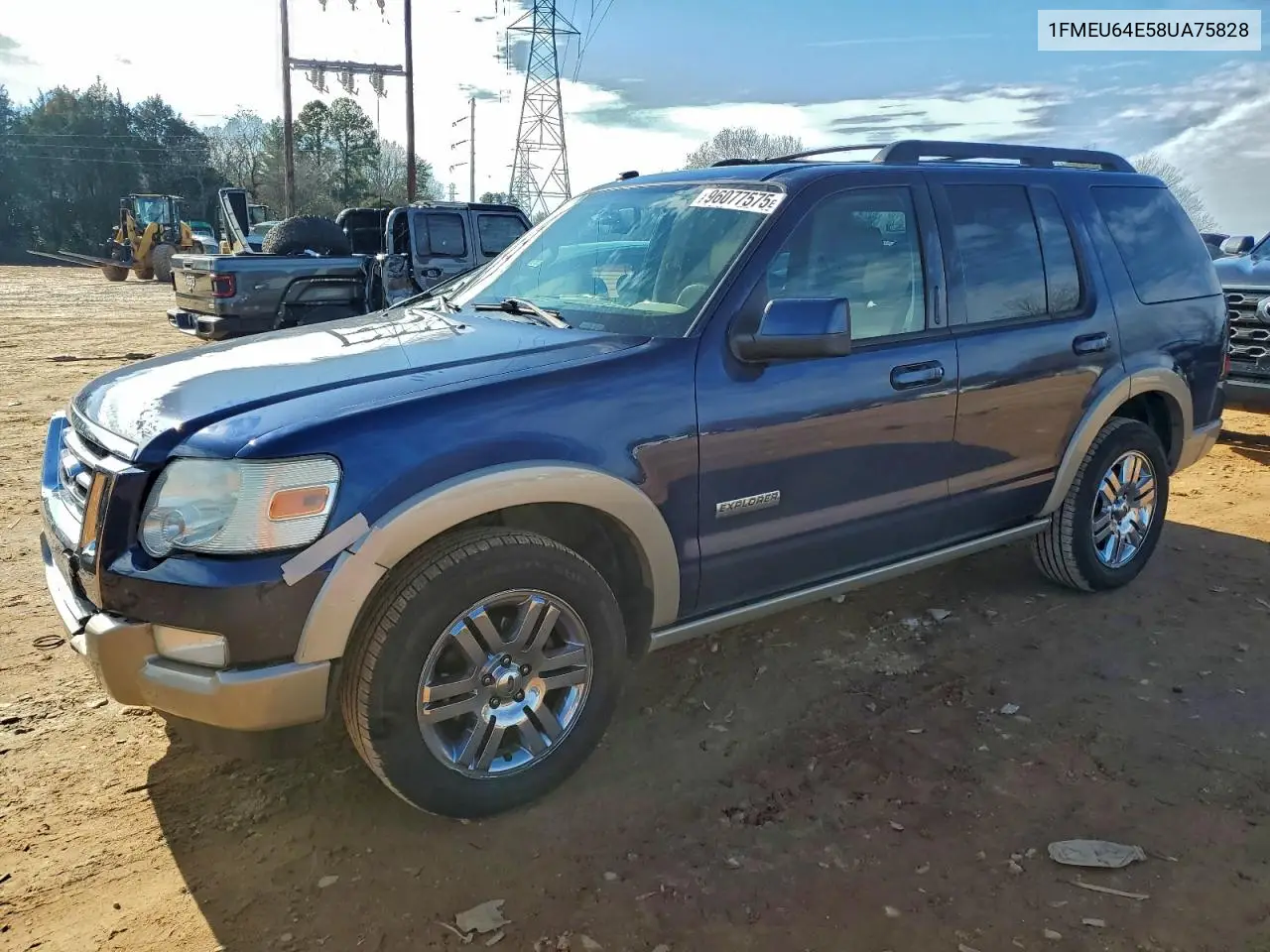 1FMEU64E58UA75828 2008 Ford Explorer Eddie Bauer