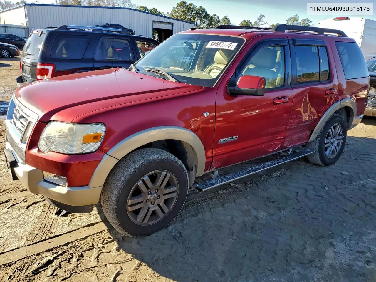 1FMEU64898UB15175 2008 Ford Explorer Eddie Bauer