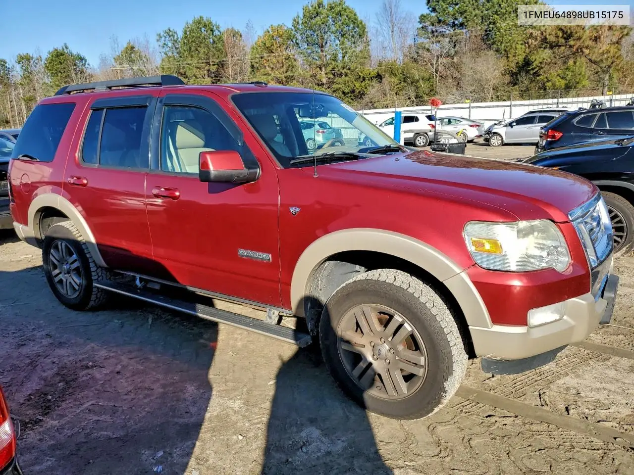 1FMEU64898UB15175 2008 Ford Explorer Eddie Bauer