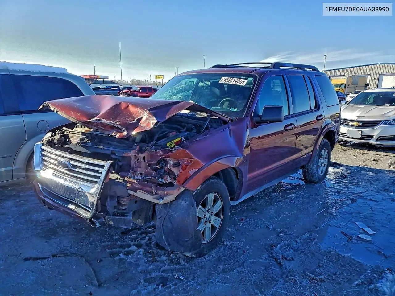 1FMEU7DE0AUA38990 2010 Ford Explorer