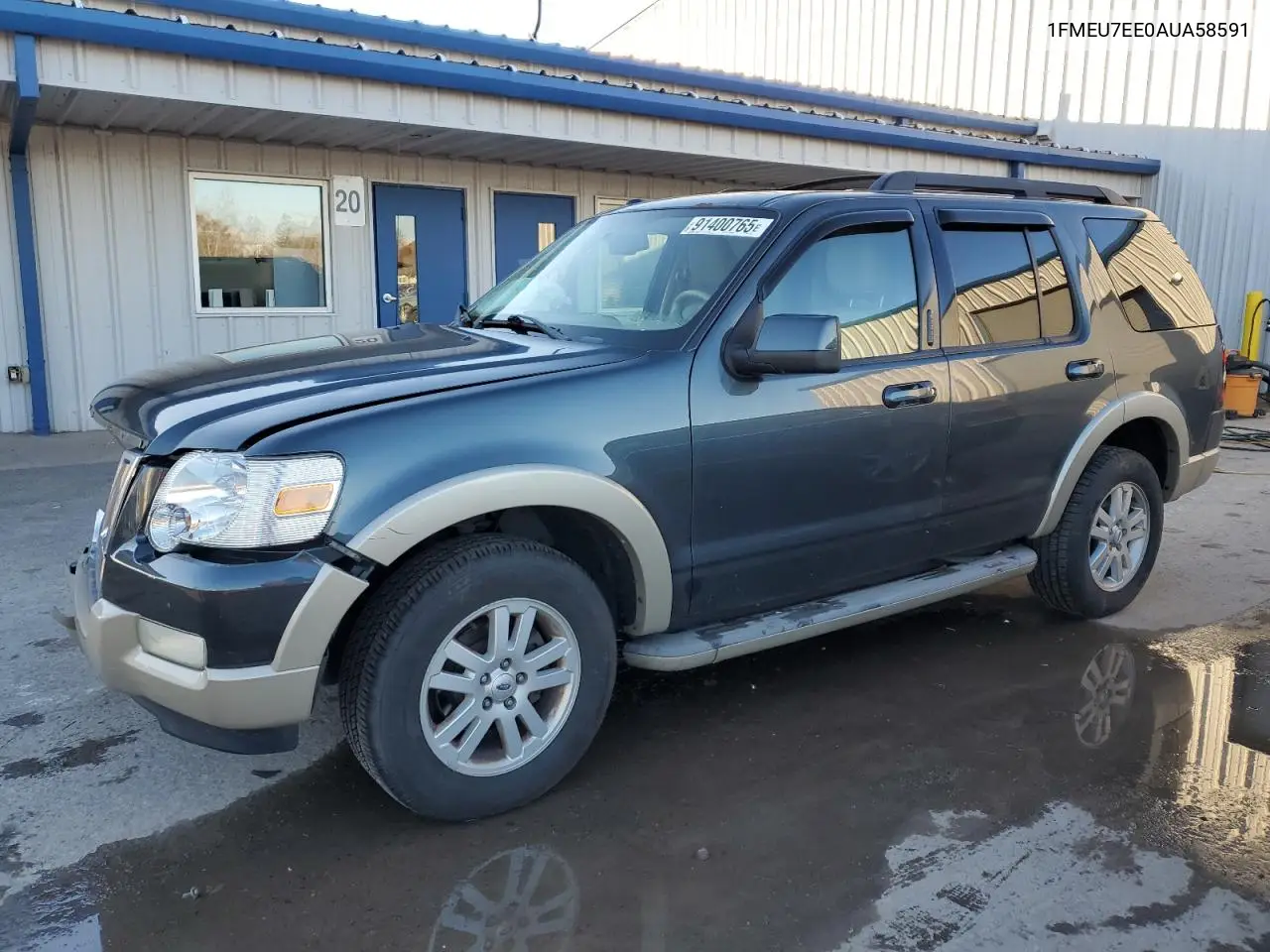 1FMEU7EE0AUA58591 2010 Ford Explorer Eddie Bauer