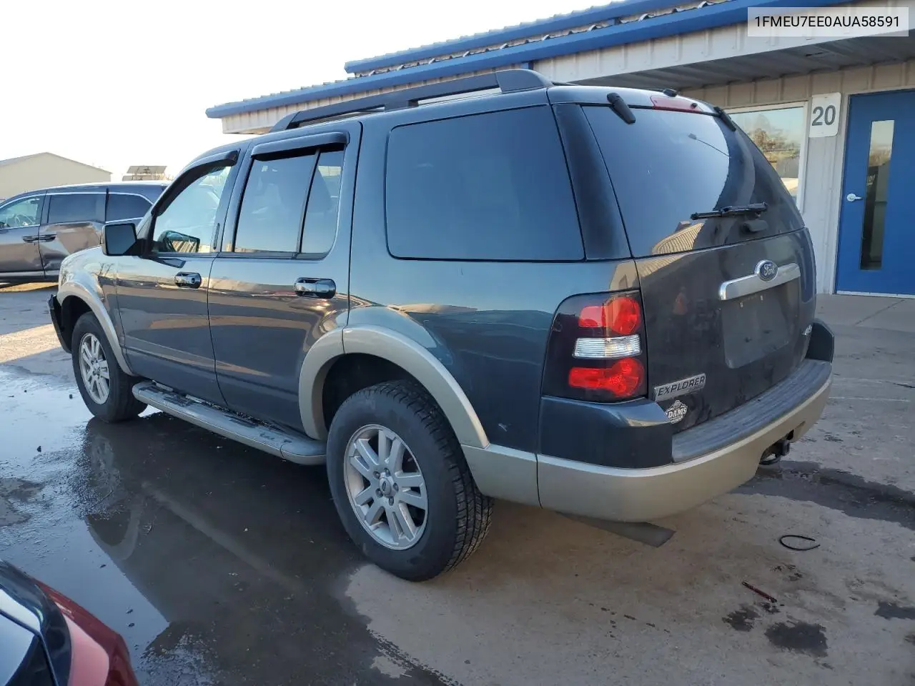 1FMEU7EE0AUA58591 2010 Ford Explorer Eddie Bauer