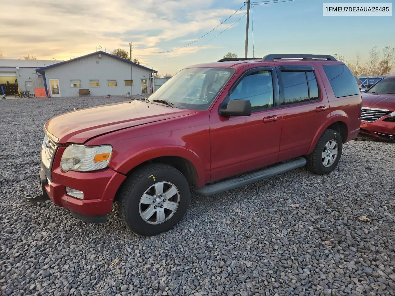 1FMEU7DE3AUA28485 2010 Ford Explorer Xlt