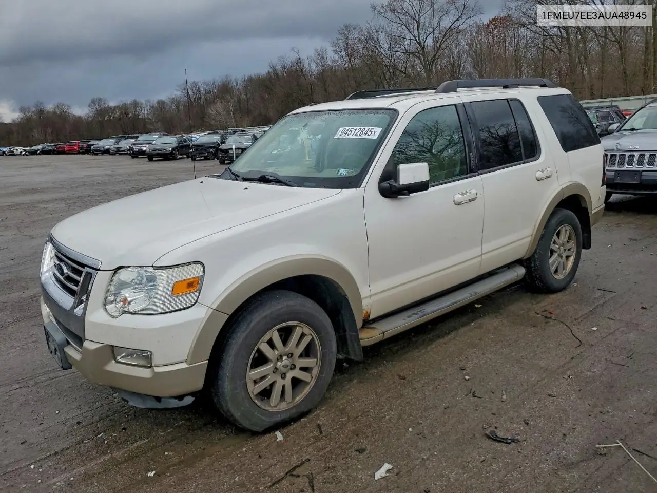 1FMEU7EE3AUA48945 2010 Ford Explorer Eddie Bauer