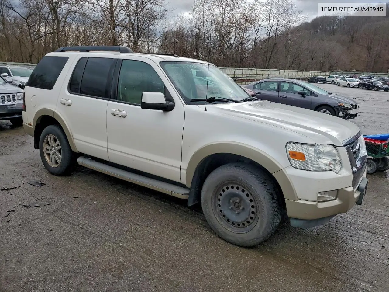 1FMEU7EE3AUA48945 2010 Ford Explorer Eddie Bauer