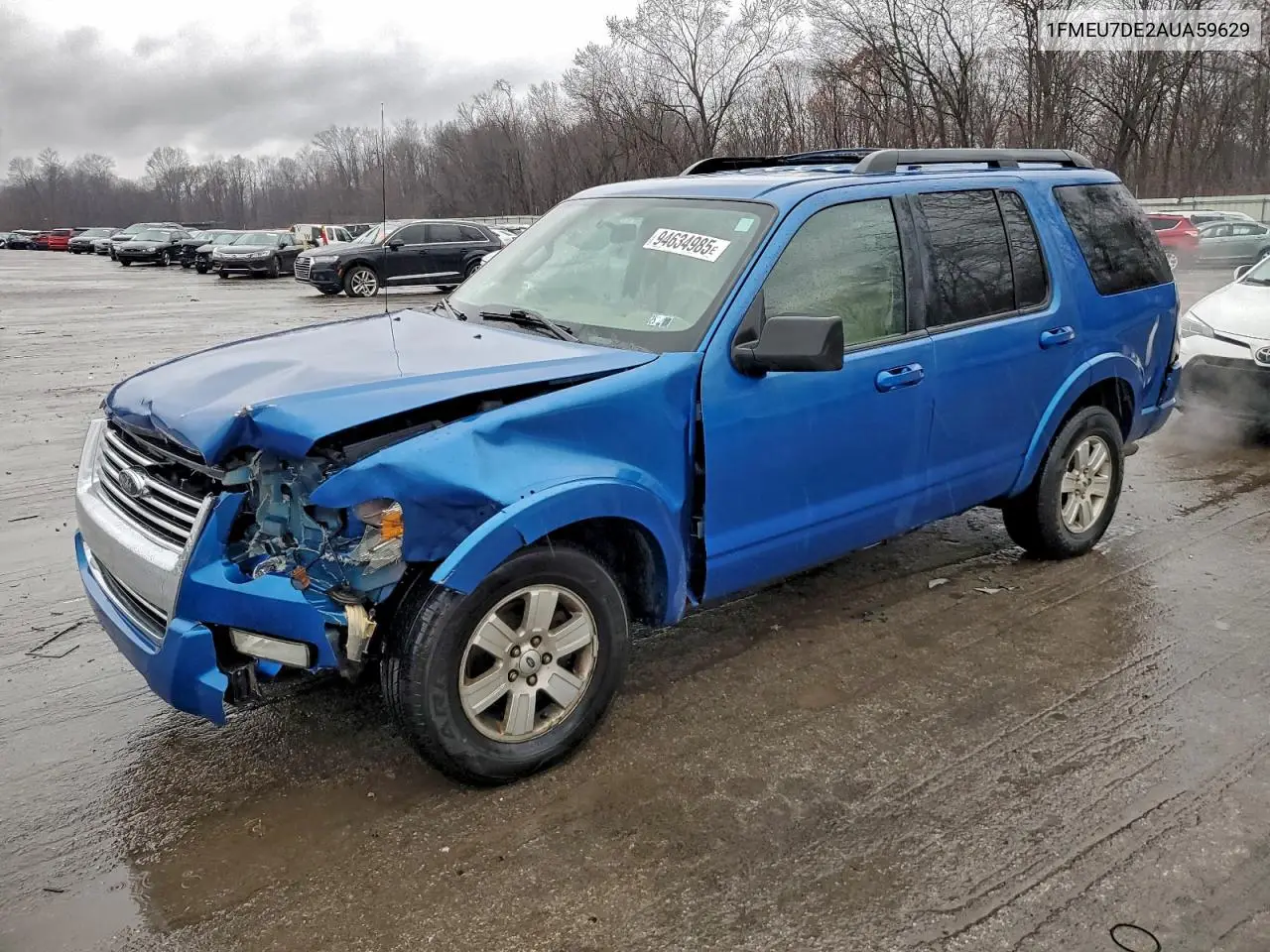 1FMEU7DE2AUA59629 2010 Ford Explorer Xlt