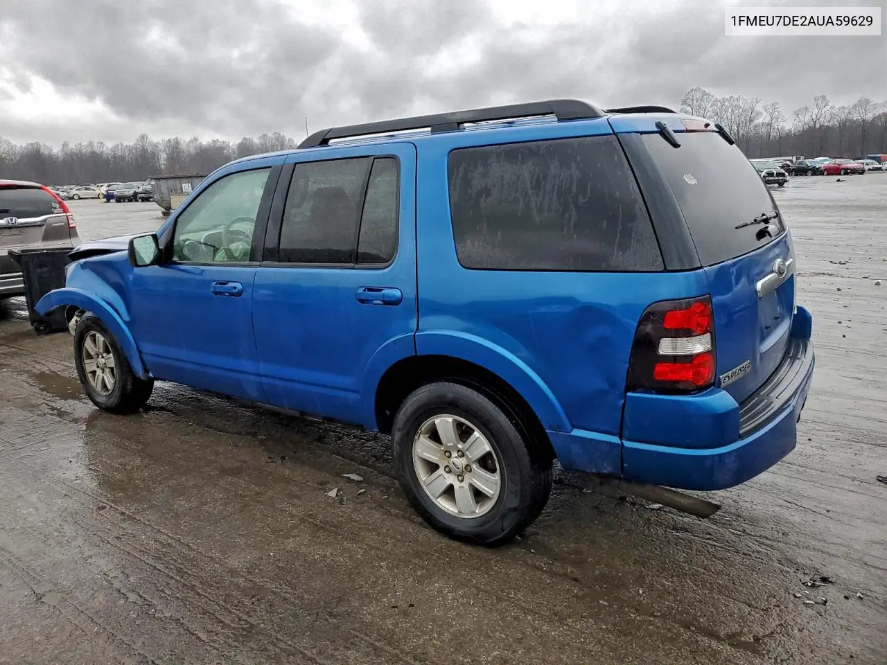 1FMEU7DE2AUA59629 2010 Ford Explorer Xlt