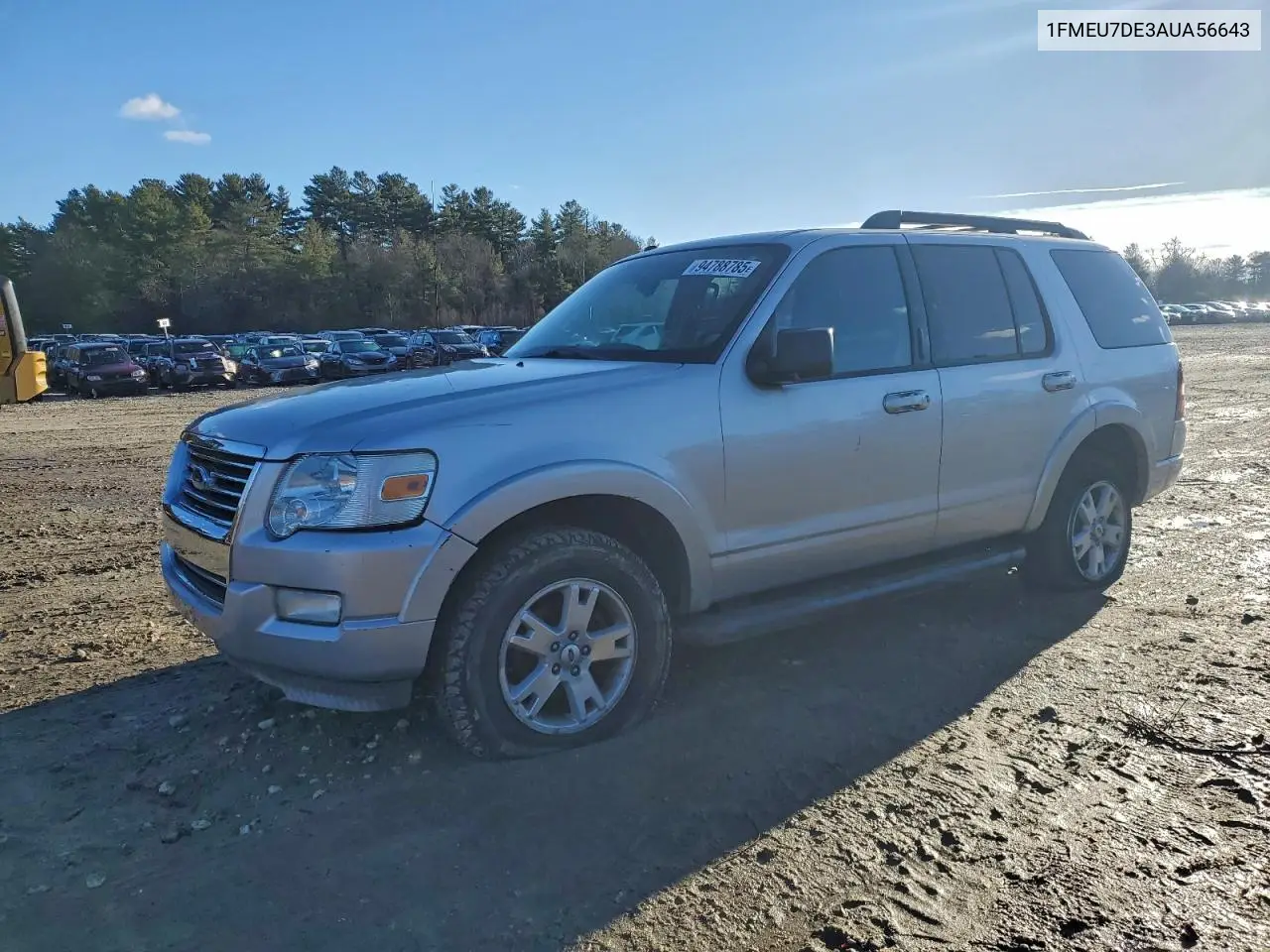1FMEU7DE3AUA56643 2010 Ford Explorer Xlt
