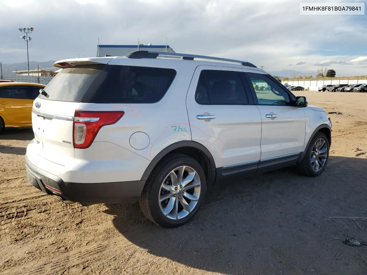 1FMHK8F81BGA79841 2011 Ford Explorer Limited