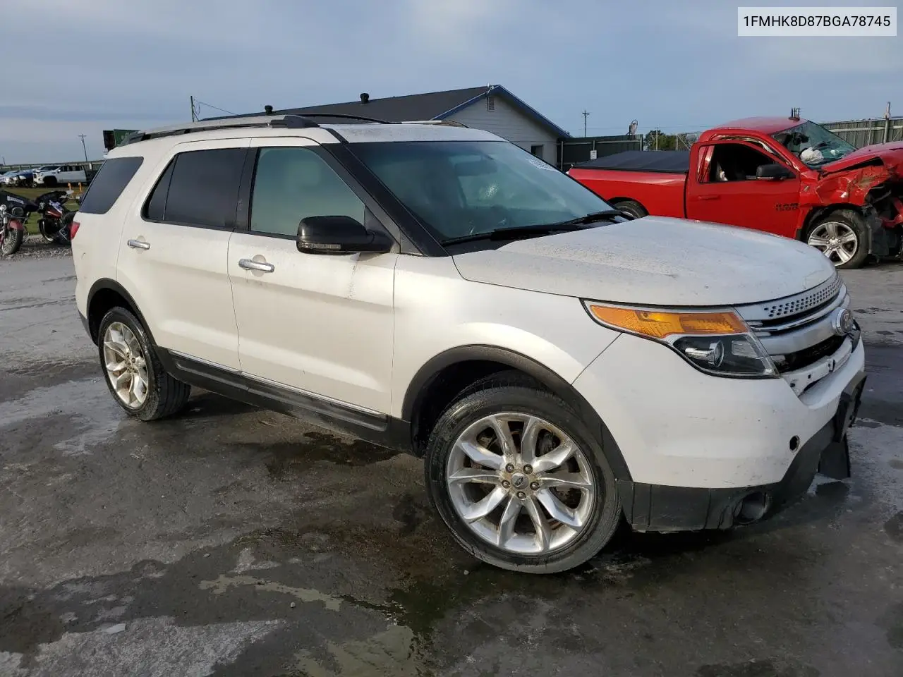 1FMHK8D87BGA78745 2011 Ford Explorer Xlt
