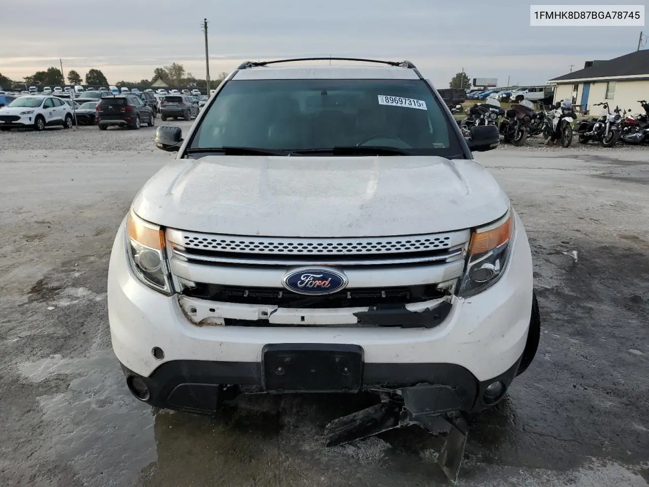 1FMHK8D87BGA78745 2011 Ford Explorer Xlt