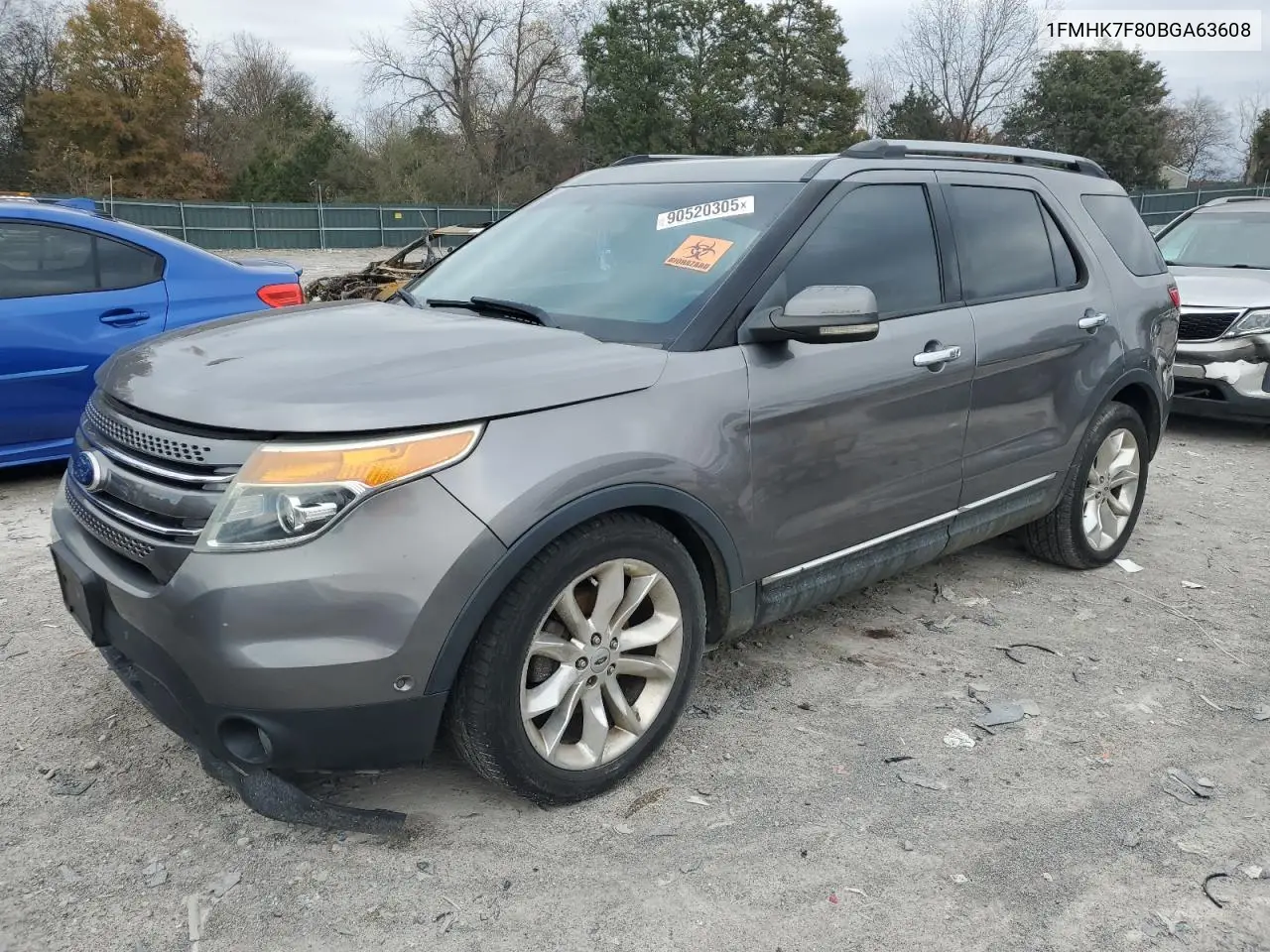 1FMHK7F80BGA63608 2011 Ford Explorer Limited