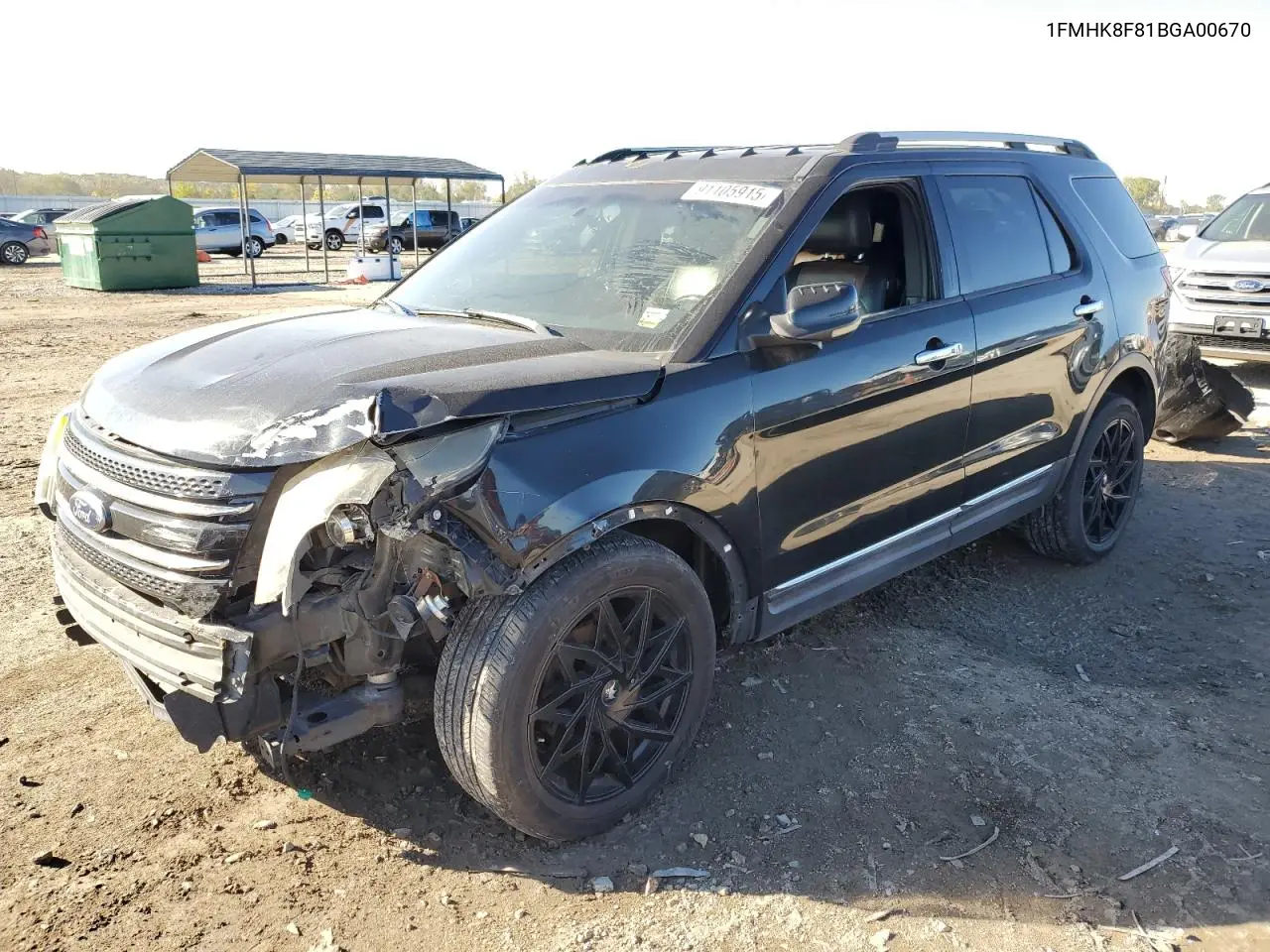 1FMHK8F81BGA00670 2011 Ford Explorer Limited