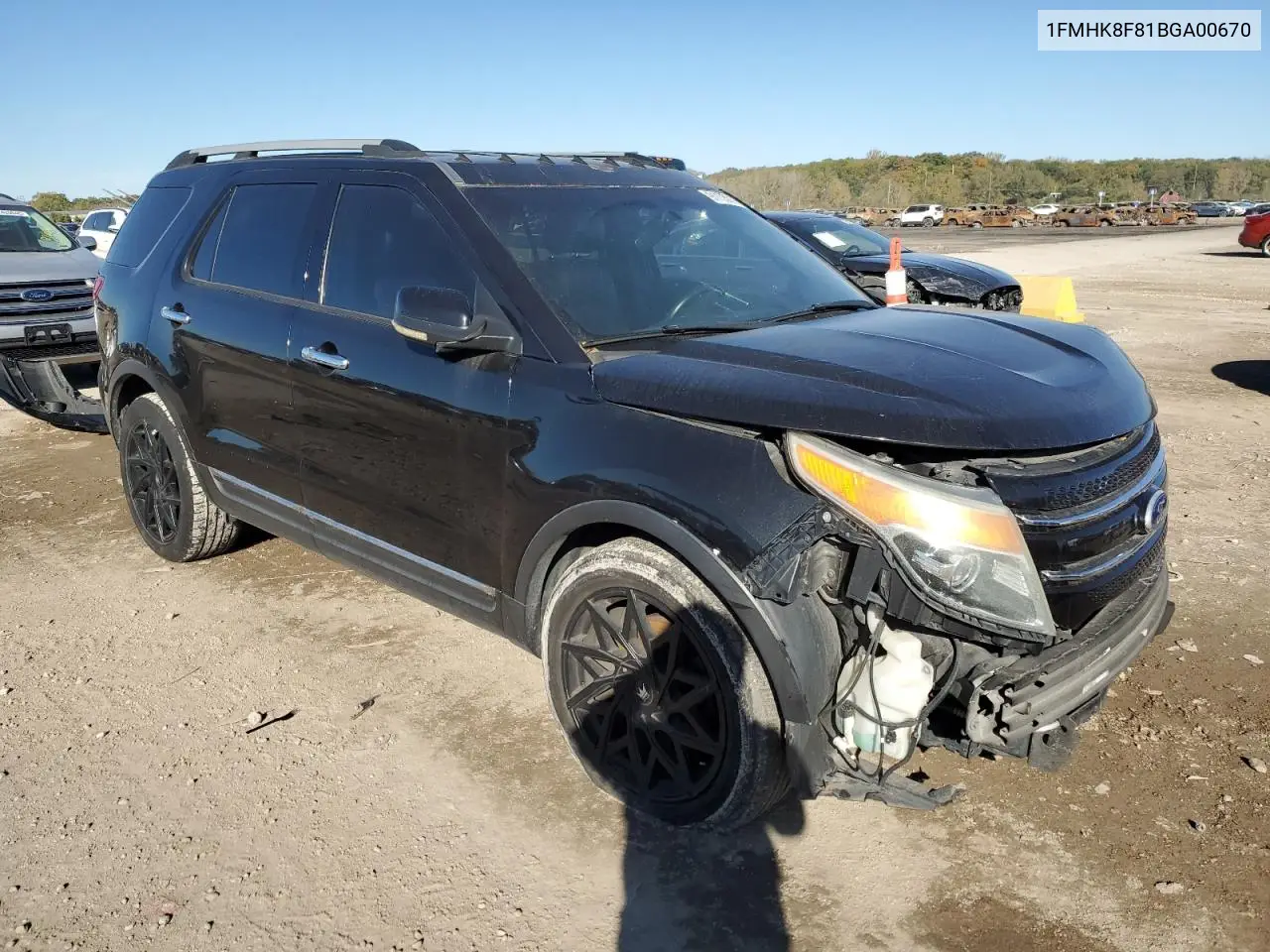 1FMHK8F81BGA00670 2011 Ford Explorer Limited