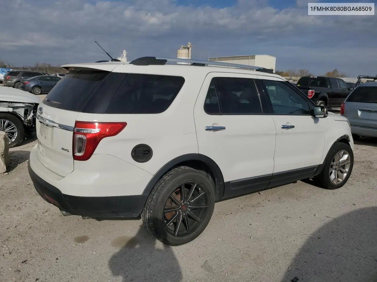 1FMHK8D80BGA68509 2011 Ford Explorer Xlt