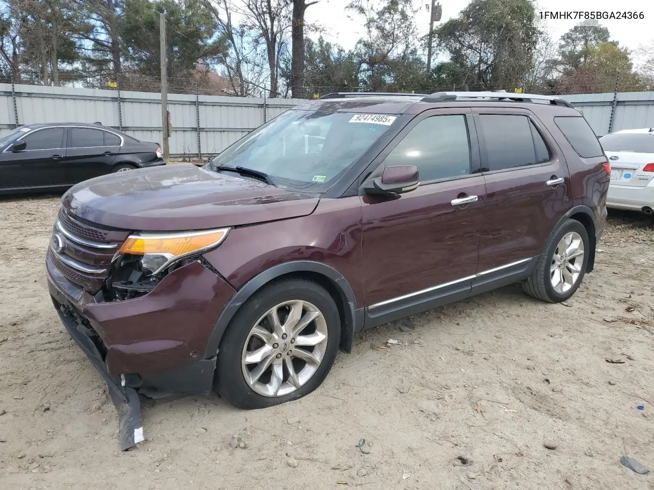 1FMHK7F85BGA24366 2011 Ford Explorer Limited