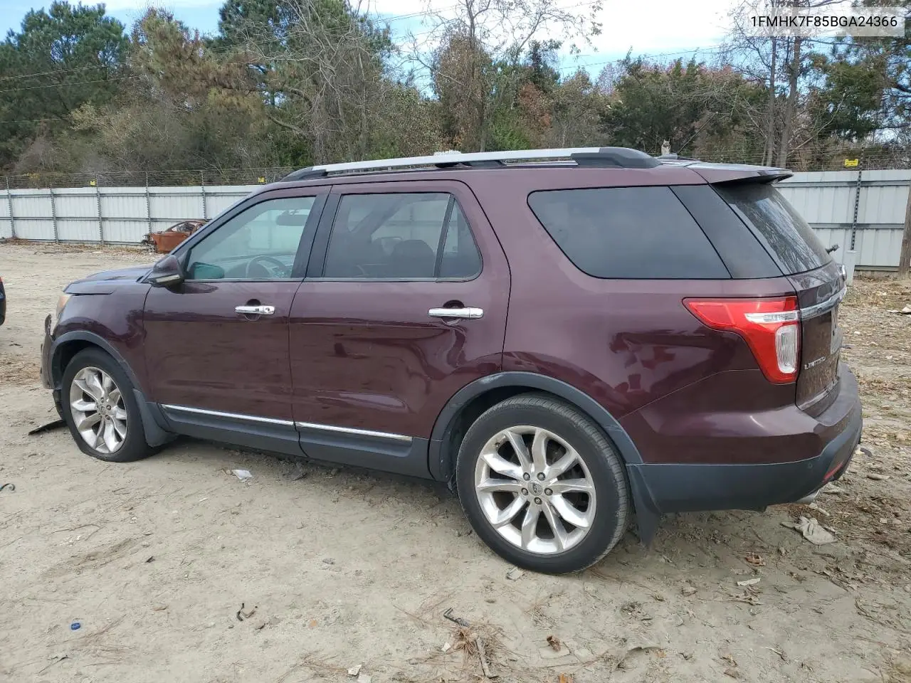 1FMHK7F85BGA24366 2011 Ford Explorer Limited