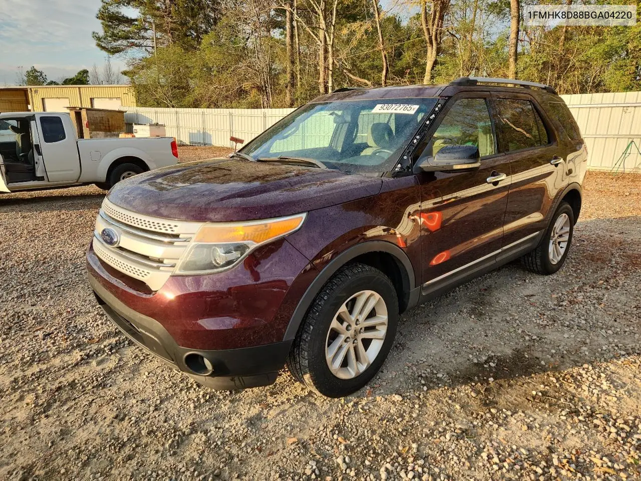 1FMHK8D88BGA04220 2011 Ford Explorer Xlt