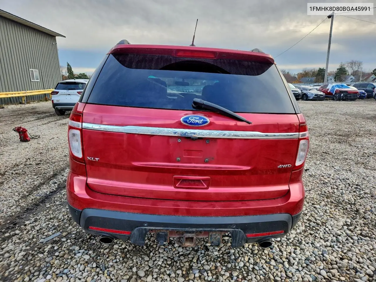 1FMHK8D80BGA45991 2011 Ford Explorer Xlt