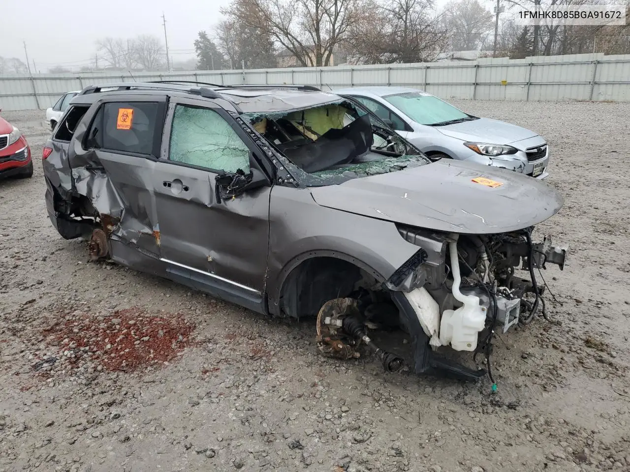 1FMHK8D85BGA91672 2011 Ford Explorer Xlt