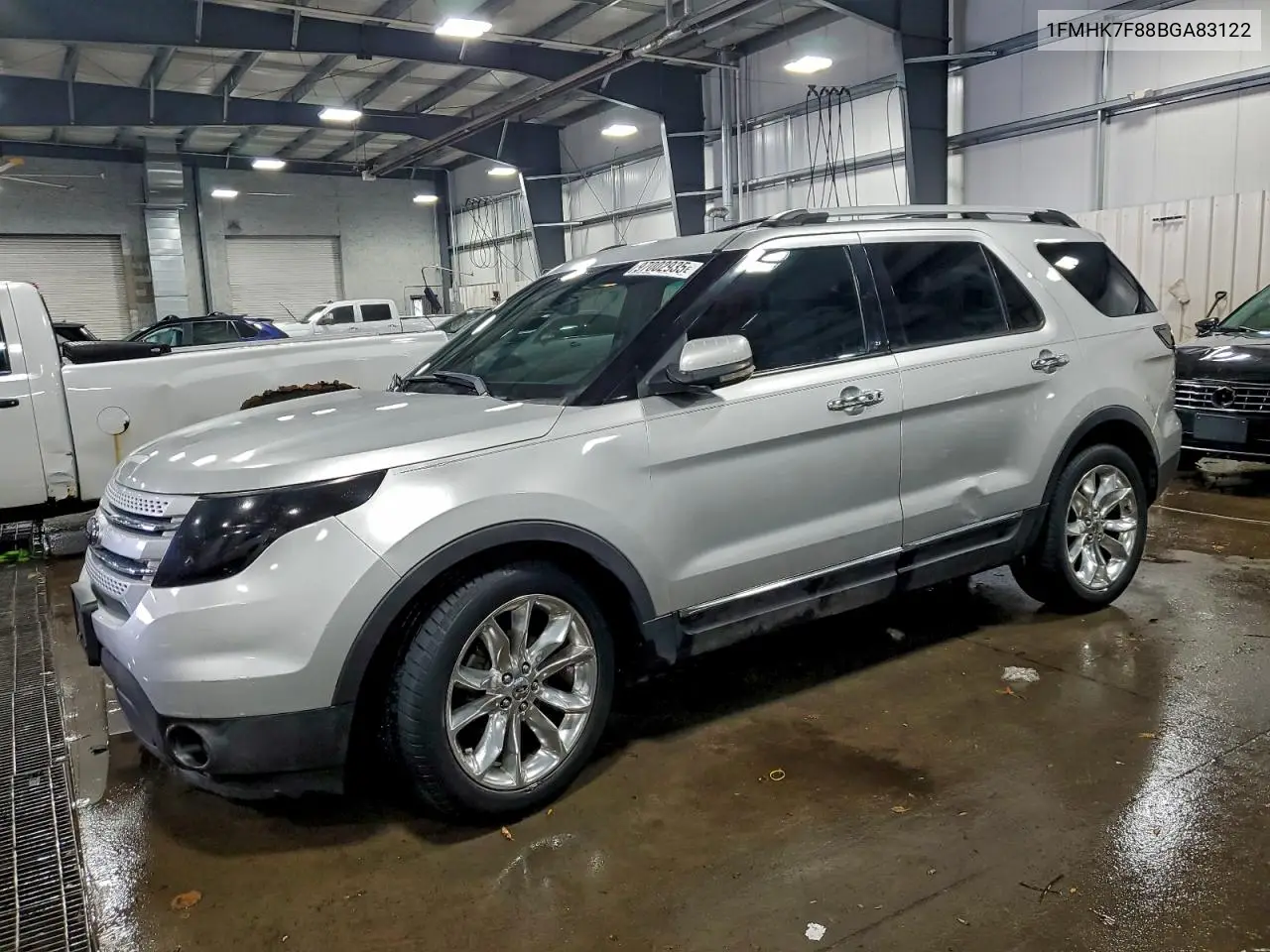 1FMHK7F88BGA83122 2011 Ford Explorer Limited