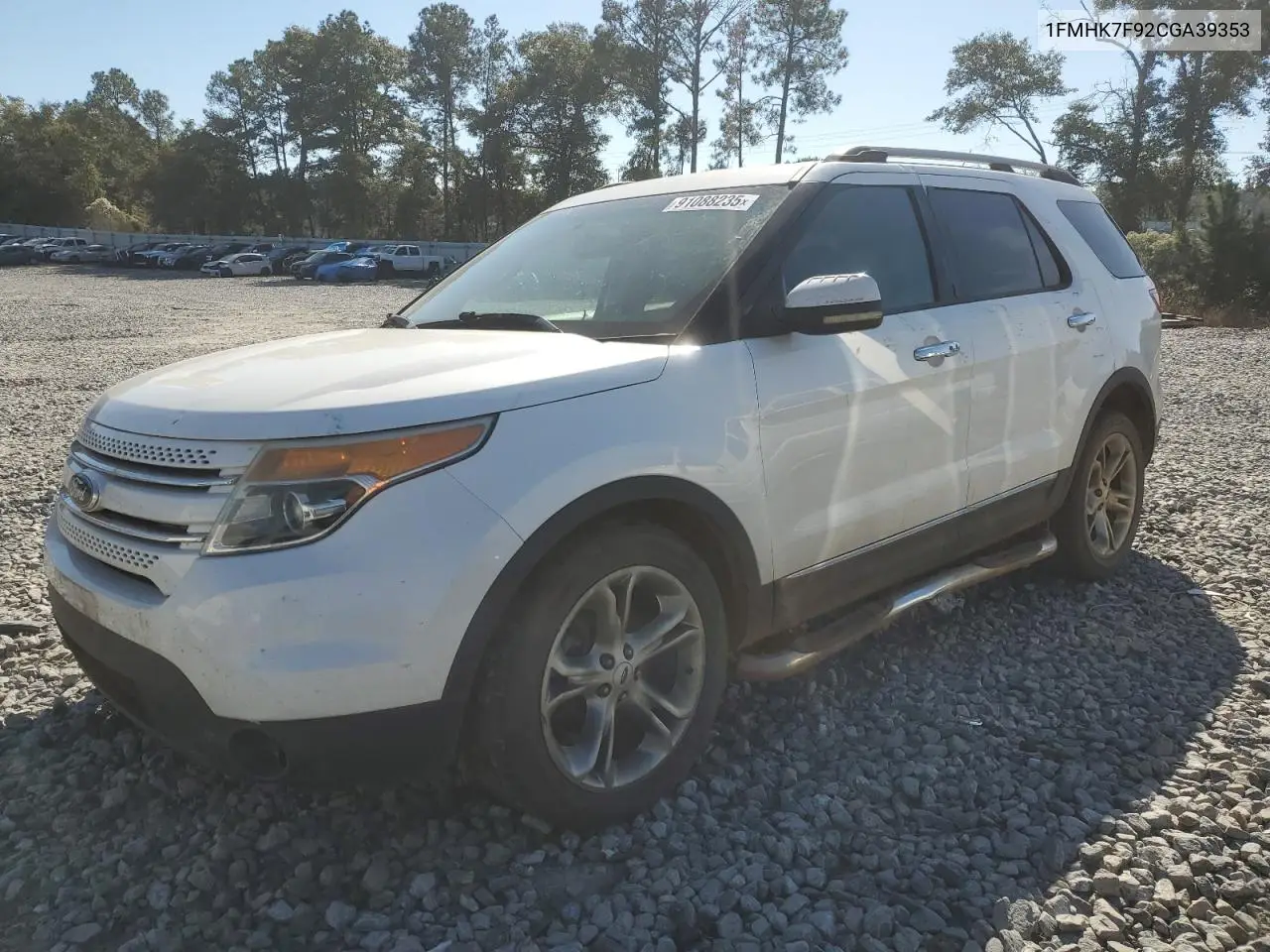 1FMHK7F92CGA39353 2012 Ford Explorer Limited
