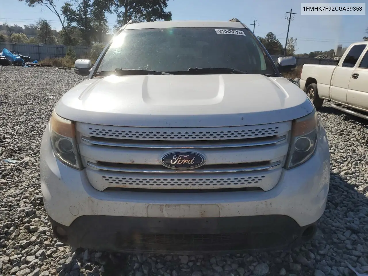 1FMHK7F92CGA39353 2012 Ford Explorer Limited