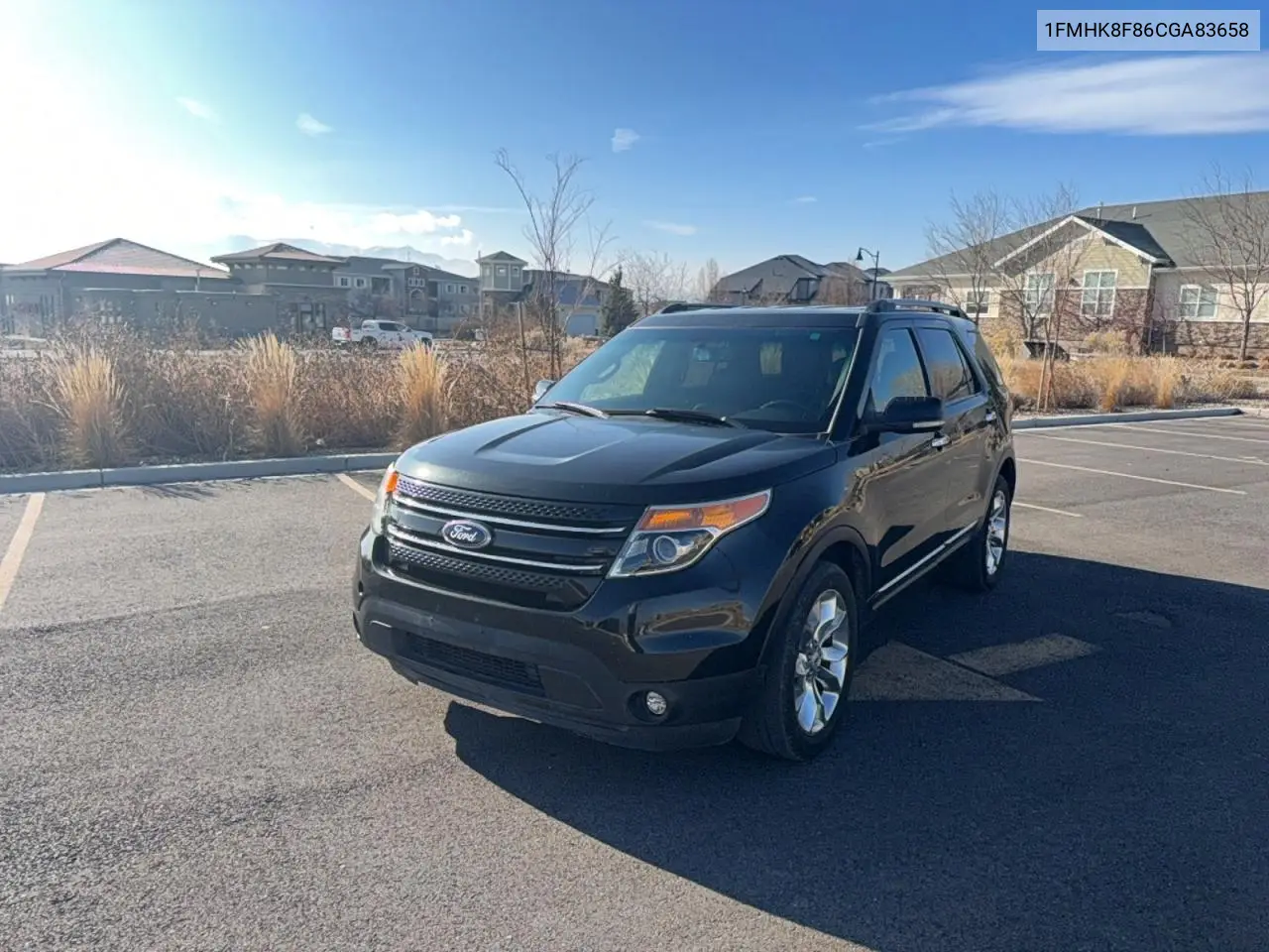 1FMHK8F86CGA83658 2012 Ford Explorer Limited