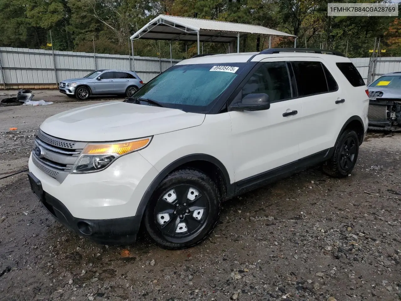 1FMHK7B84CGA28769 2012 Ford Explorer